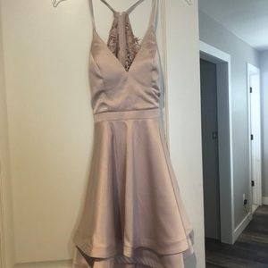 sheila satin queen skater dress